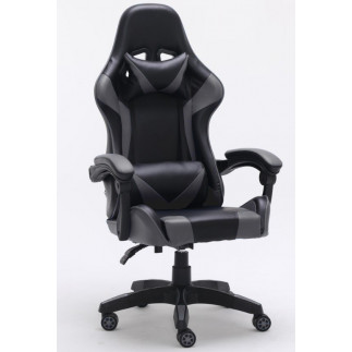 Fotel obrotowy gamingowy krzesło remus szary