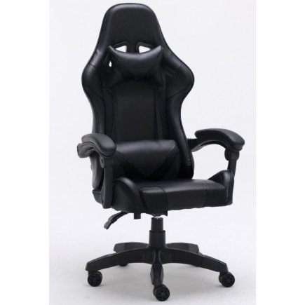 Fotel obrotowy gamingowy krzesło remus czarny