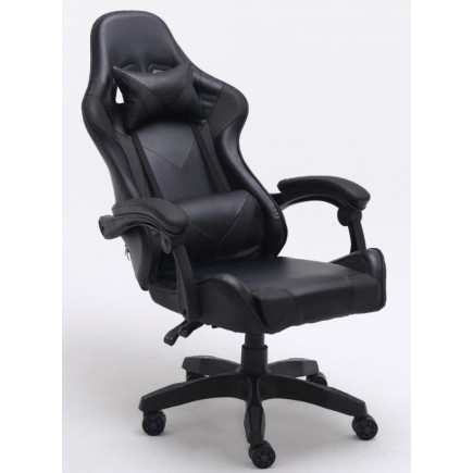 Fotel obrotowy gamingowy krzesło remus czarny
