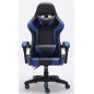 Fotel obrotowy gamingowy krzesło remus niebieski