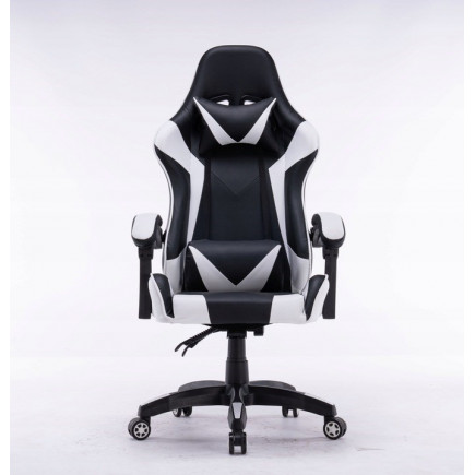Fotel obrotowy gamingowy krzesło remus biały