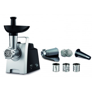 Maszynka do mielenia mięsa tefal ne109838 (1400w  chrom, kolor srebrny)
