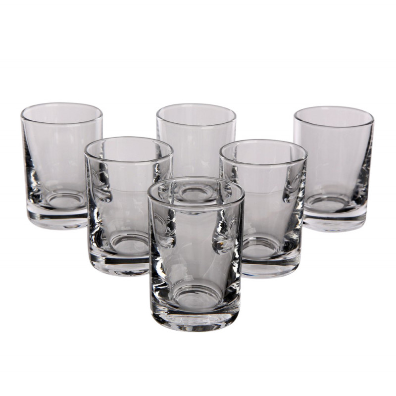 Kpl. 6 kieliszków do wódki 30ml - Eleganckie szkło, idealne na każdą okazję - EAN: 5900345788807 Kpl. 6 kieliszków do wódki 30ml - Eleganckie szkło, idealne na każdą okazję - EAN: 5900345788807