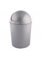 Kosz Oscar 7L Srebrny (100) EAN: 5902443994326 - Elegancki pojemnik na odpady do biura i domu, praktyczny i stylowy.
