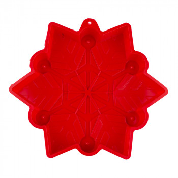 FORMA DO PIECZENIA SILIKONOWA ŚNIEŻYNKA 28X24,5X4,5 CM  (ALTOMDESIGN)