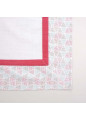 Obrus biały 80x80 cm z obszyciem w trójkąty n/n bz, EAN: 5902689871542