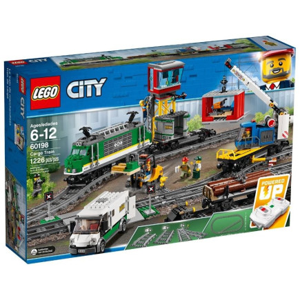 Lego city 60198 pociąg towarowy