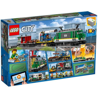 Lego city 60198 pociąg towarowy