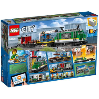 Lego city 60198 pociąg towarowy