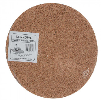 PODKŁADKA POD GARNEK ŚR.29,5CM GR.7MM KOREK NATURALNY