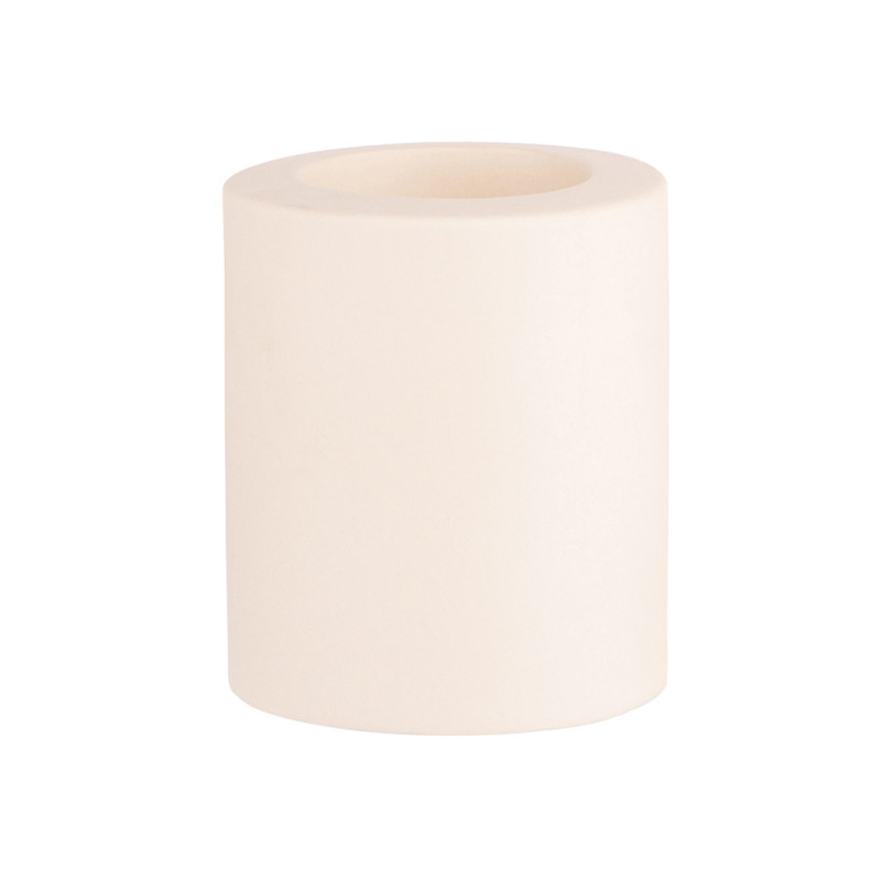Świecznik ceramiczny kremowy 6,5x6,5x8 cm n/n bz EAN: 5904252325117