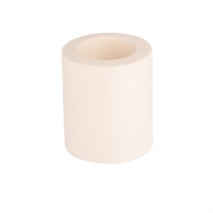 Świecznik ceramiczny kremowy 6,5x6,5x8 cm n/n bz EAN: 5904252325117