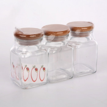 Pojemniki na przyprawy 150ml President Line - Kpl.3 szt. EAN: 5903456002688