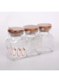 Pojemniki na przyprawy 150ml President Line - Kpl.3 szt. EAN: 5903456002688