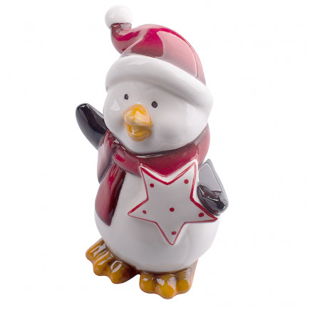 Ozdoba świąteczna Boże Narodzenie Pingwinek 11 cm
