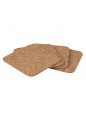 Podkładki kwadratowe 20x20cm z korka naturalnego - Kpl. 4 szt. - EAN: 5907618120074
