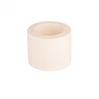 Świecznik ceramiczny kremowy 5,5 cm