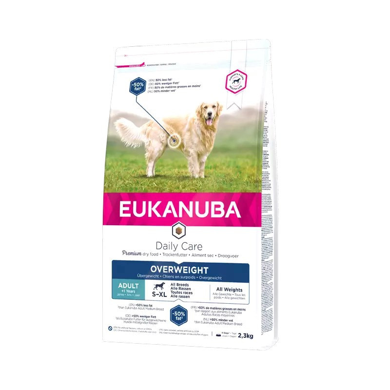 Karma sucha Eukanuba daily care overweight, sterilized 12kg