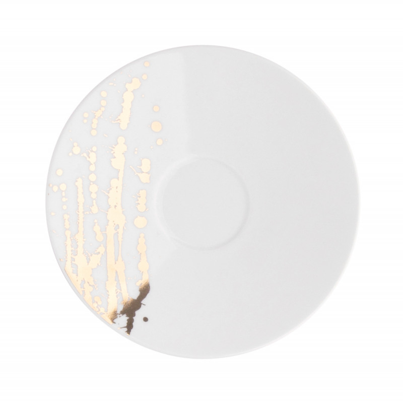 Splendor Spodek 16cm Biały Złoty EAN: 5900584274833