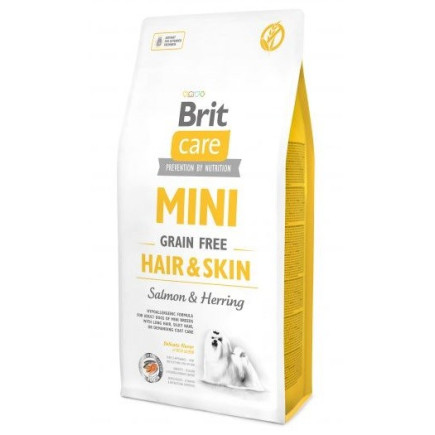Brit care mini gf hair & skin 7kg