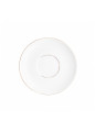 Spodek porcelanowy MariaPaula Złota Linia biały 17 cm