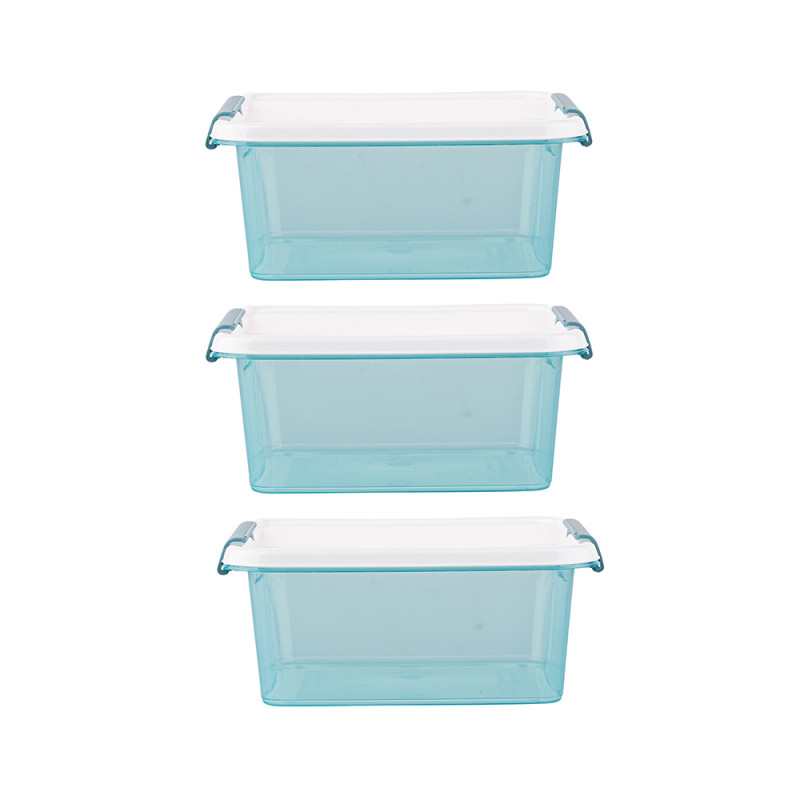 Arcticline Zestaw 3 Pojemników Kwadratowych 0,85l 15x15x6,5cm EAN: 5902541381189