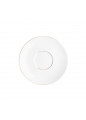 Spodek porcelanowy MariaPaula Złota Linia biały 15 cm