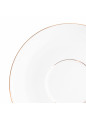 Spodek porcelanowy MariaPaula Złota Linia biały 15 cm