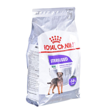 Royal canin ccn mini sterilised - sucha karma dla psa dorosłego - 3kg