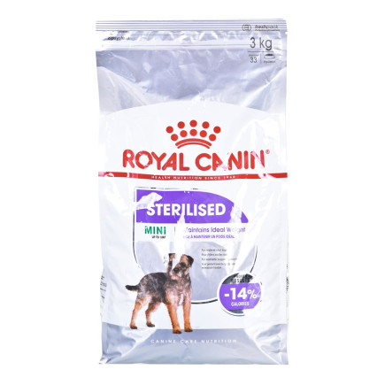 Sucha karma dla psa dorosłego 3kg Royal canin ccn mini sterilised