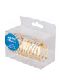 Złote obrączki do serwetek - Kpl. 2 szt. w opakowaniu PVC, EAN: 5904252316252