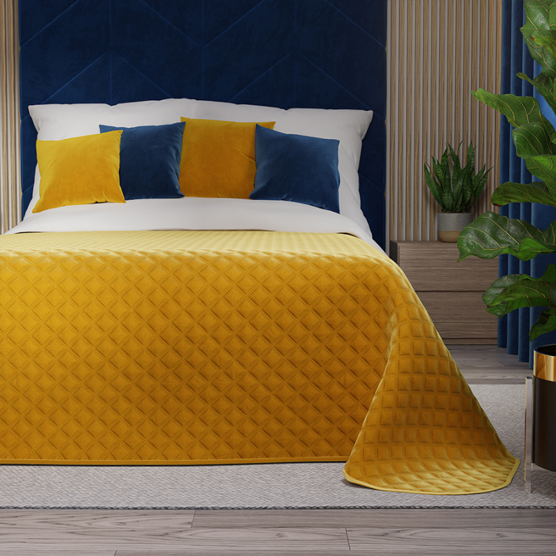 Velvi Narzuta Dekoracyjna 170x210cm Szafranowa EAN: 5907693241718