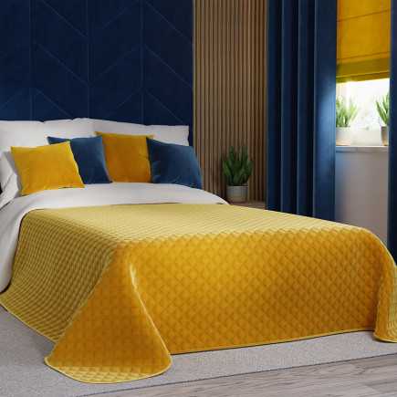 Velvi Narzuta Dekoracyjna 170x210cm Szafranowa EAN: 5907693241718