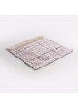 Poszewka dekoracyjna Kratka Alaska 40x40 cm n/n bz, EAN: 5902689822735