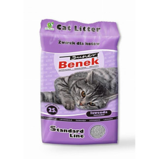 Certech super benek standard lawenda - żwirek dla kota zbrylający 25l (20kg)
