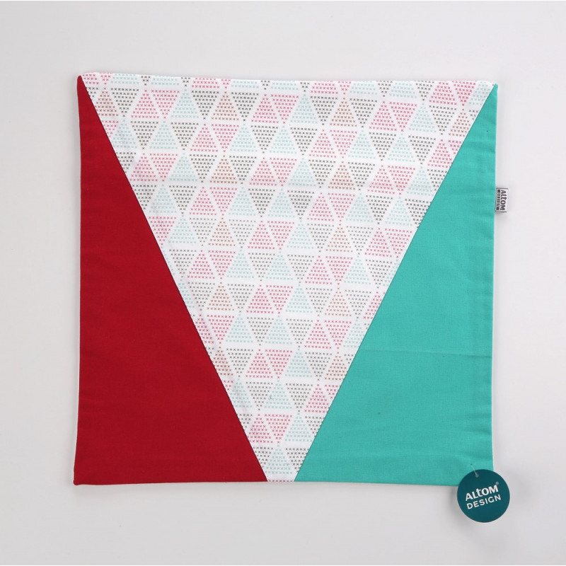 Poszewka dekoracyjna Trójkąty 40x40 cm n/n bz EAN: 5902689872341