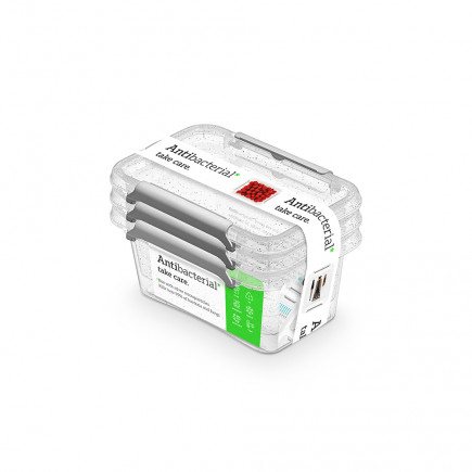 Antybakteryjne pojemniki do żywności 500ml kpl.3szt - EAN: 5902541301118