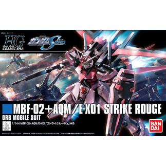 Hgce 1/144 mbf-02+aqm / e-x01 strike rouge