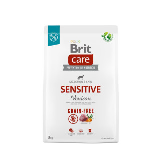 Brit care grain-free sensitive vension 3kg pies