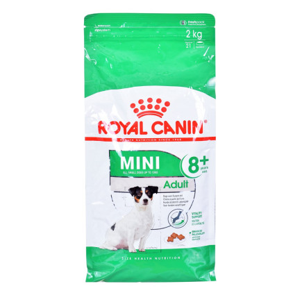 Royal canin mini adult +8 2kg - sucha karma dla psa