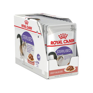Royal canin fhn sterilised w sosie - mokra karma dla kota dorosłego - 12x85g