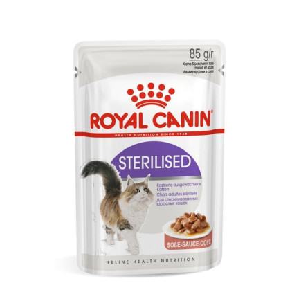 Royal canin fhn sterilised w sosie - mokra karma dla kota dorosłego - 12x85g
