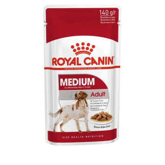 Royal canin shn medium adult w sosie - mokra karma dla psa dorosłego - 10x140g