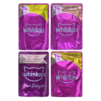 Whiskas potrawka adult 40x85g smaki drobiowe