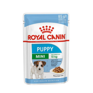 Royal canin shn mini puppy w sosie - mokra karma dla szczeniąt - 12x85g