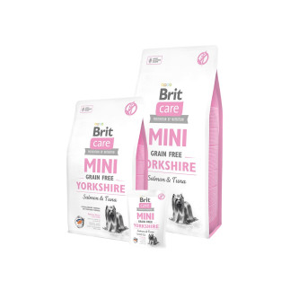 Brit care adult mini grain free yorkshire - sucha karma dla psa - 2 kg