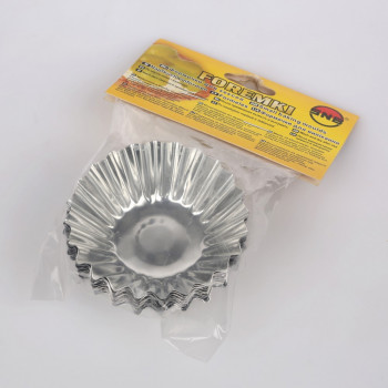 Foremki do pieczenia babeczek SNB 7 cm, komplet 10 foremek