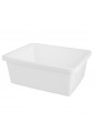 Miska prostokątna 37,5x30,5cm 11l biały - EAN: 5902443992506