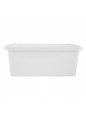 Miska prostokątna 37,5x30,5cm 11l biały - EAN: 5902443992506