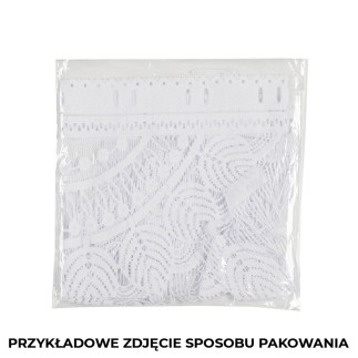 Mahika makrama żakardowa gotowa, szerokość 160 x wysokość 160cm, kolor 001 biały